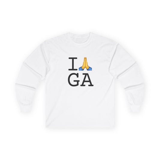 "I Pray for Georgia" Long Sleeve Shirt