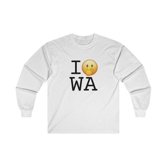 "I Messed Up (Oops) in Washington" Long Sleeve Shirt