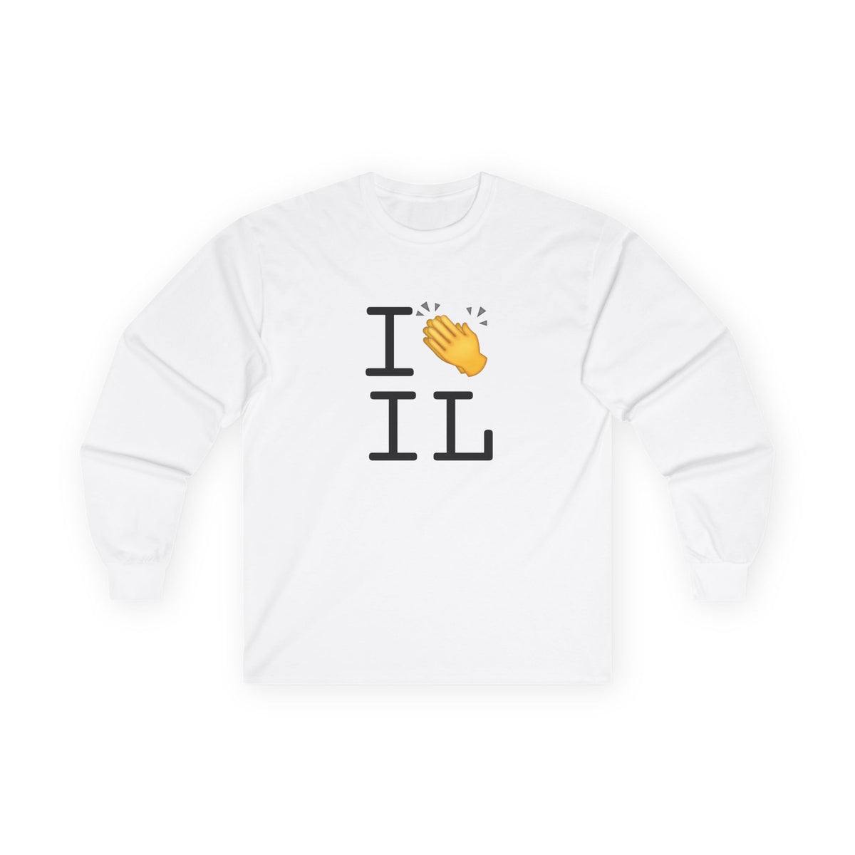 "I Applaud Illinois" Long Sleeve Shirt