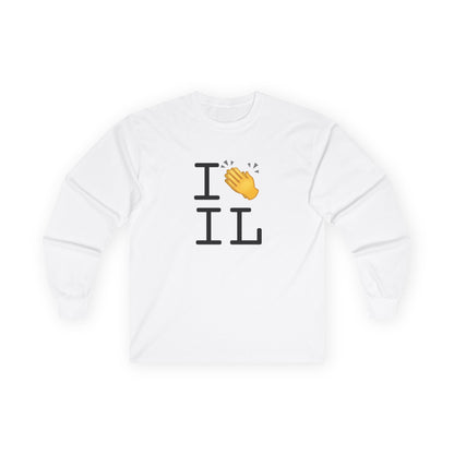 "I Applaud Illinois" Long Sleeve Shirt