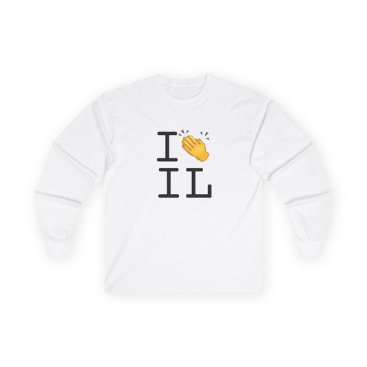 "I Applaud Illinois" Long Sleeve Shirt