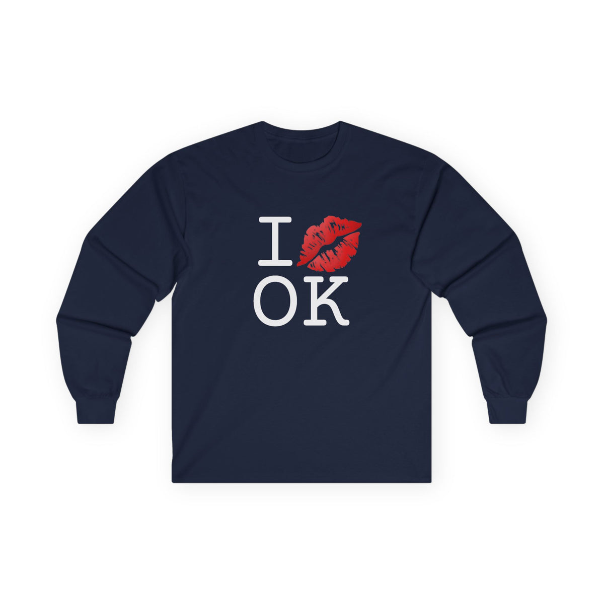 "I Kiss Mark Oklahoma" Long Sleeve Shirt