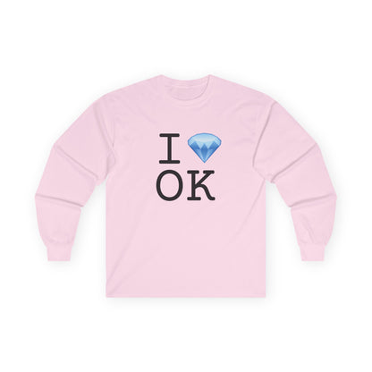 "I Diamond Oklahoma" Long Sleeve Shirt