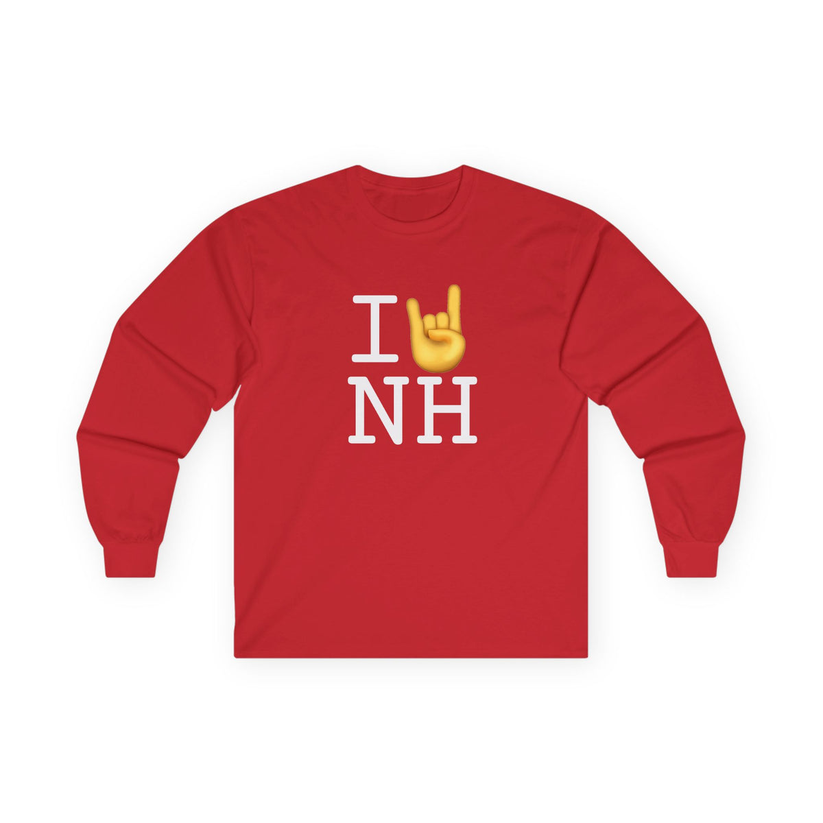 "I Rock On with New Hampshire" Long Sleeve Shirt