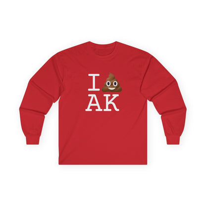 "I Poop in Alaska" Long Sleeve Shirt