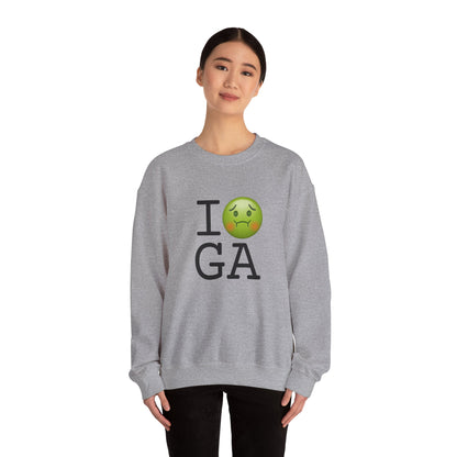 "I'm Nauseous about Georgia" Sweatshirt