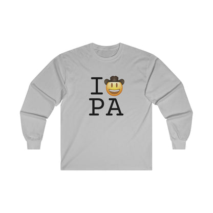 "I'm a Cowboy or Cowgirl in Pennsylvania" Long Sleeve Shirt