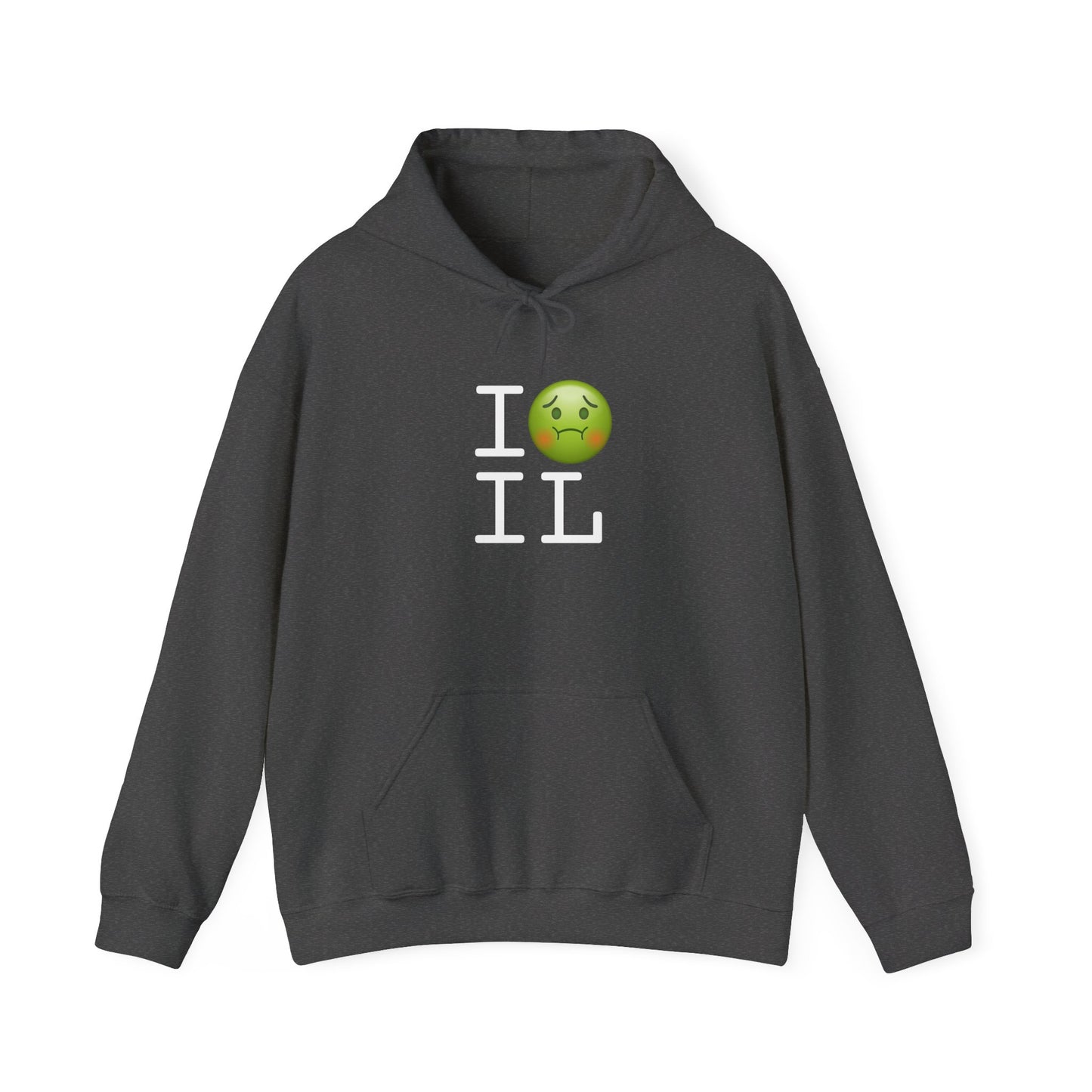 "I'm Nauseous about Illinois" Hoodie