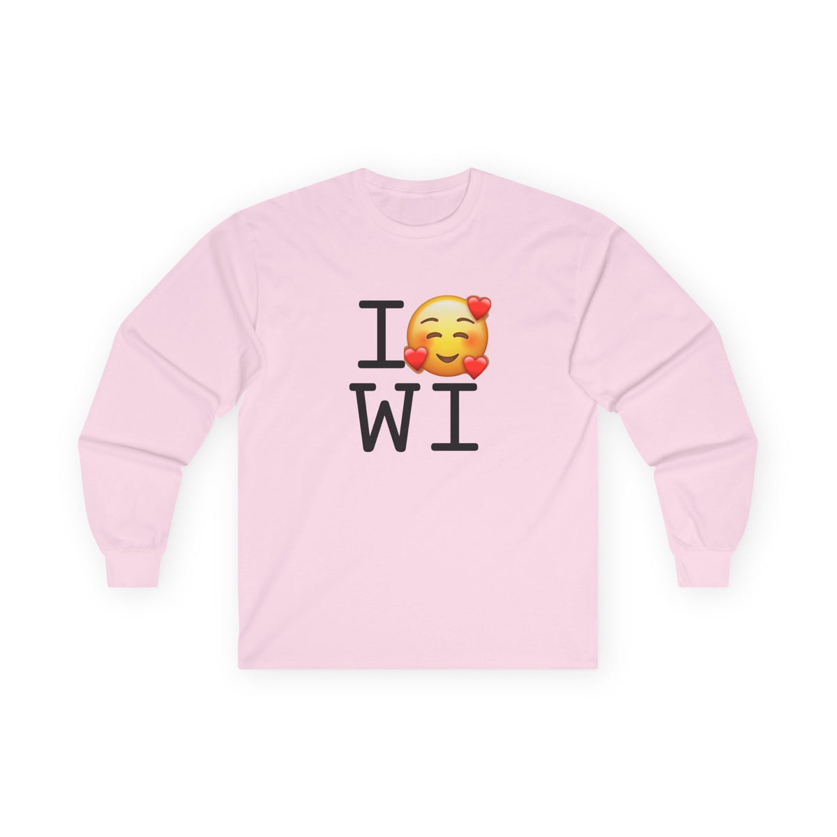 "I Adore Wisconsin" Long Sleeve Shirt