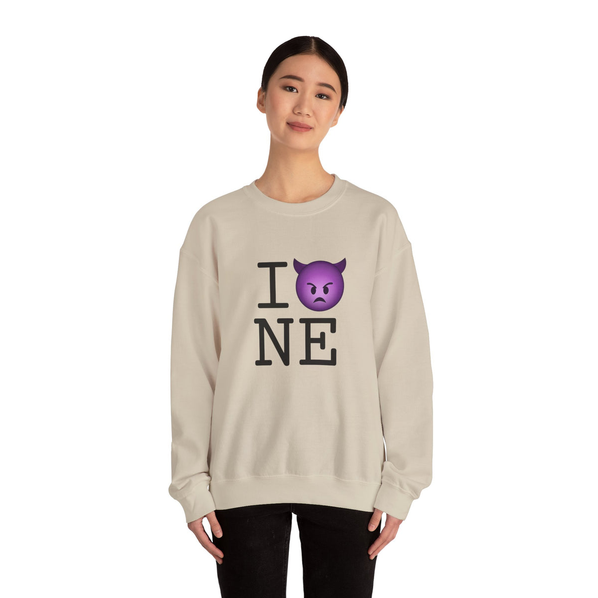 "I'm an Angry Devil about Nebraska" Sweatshirt