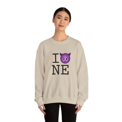 "I'm an Angry Devil about Nebraska" Sweatshirt
