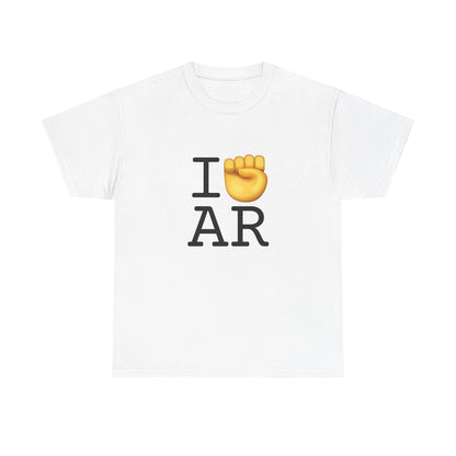 "I Raise my Fist with Arkansas" Tee