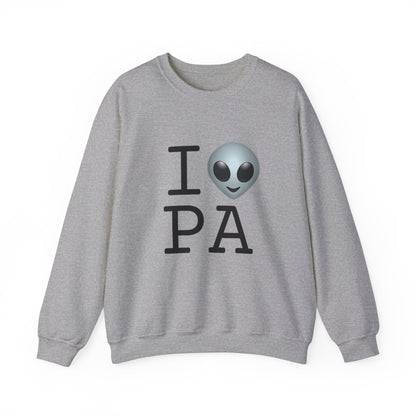 "I Feel Alien in Pennsylvania" Sweatshirt