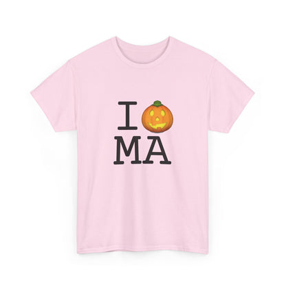 "I Jack-O-Lantern (Pumpkin) Massachusetts" Tee