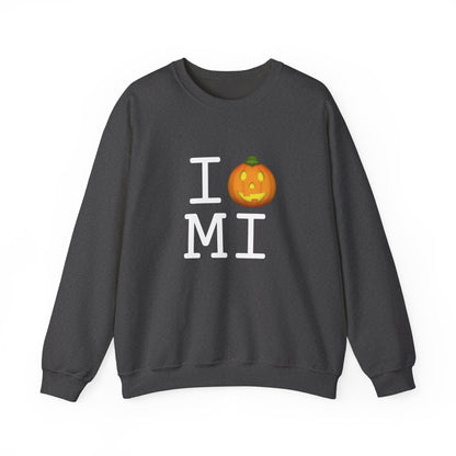 "I Jack-O-Lantern (Pumpkin) Michigan" Sweatshirt