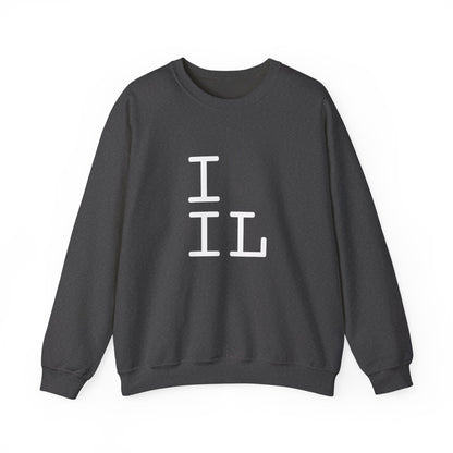 "I leave Footsteps in Illinois" Sweatshirt