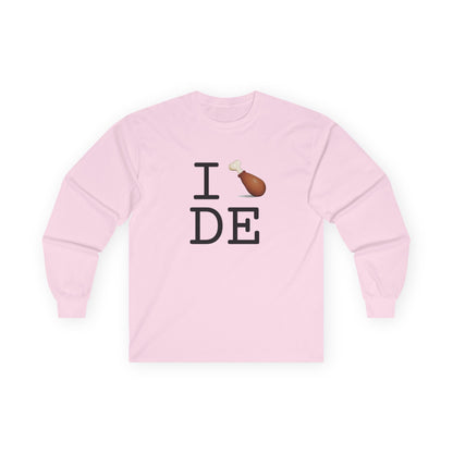 "I Chicken Drumstick Delaware" Long Sleeve Shirt