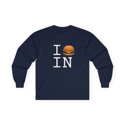 "I Cheeseburger Indiana" Long Sleeve Shirt