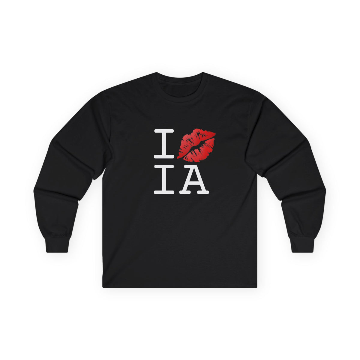 "I Kiss Mark Iowa" Long Sleeve Shirt