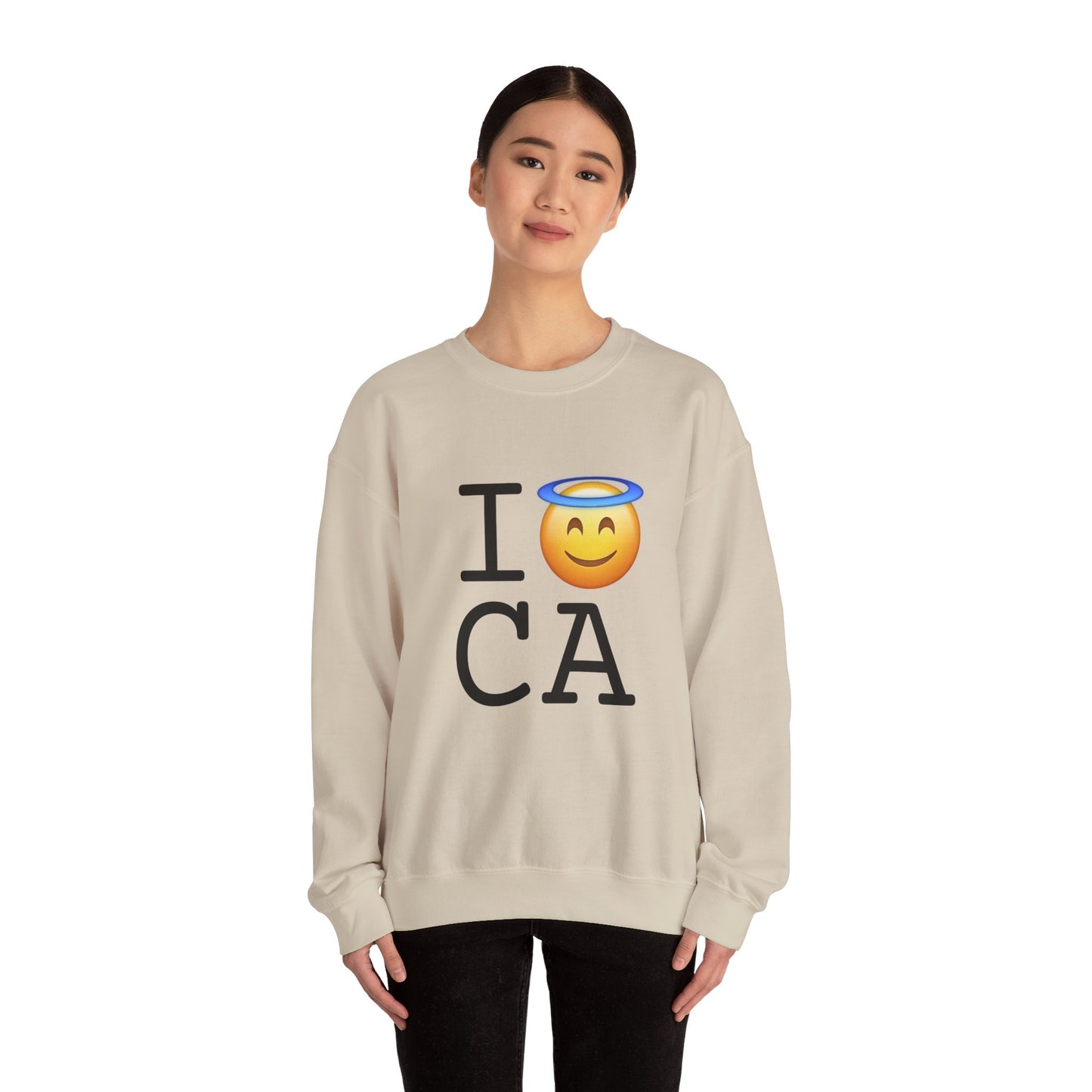 "I'm an Angel in California" Sweatshirt