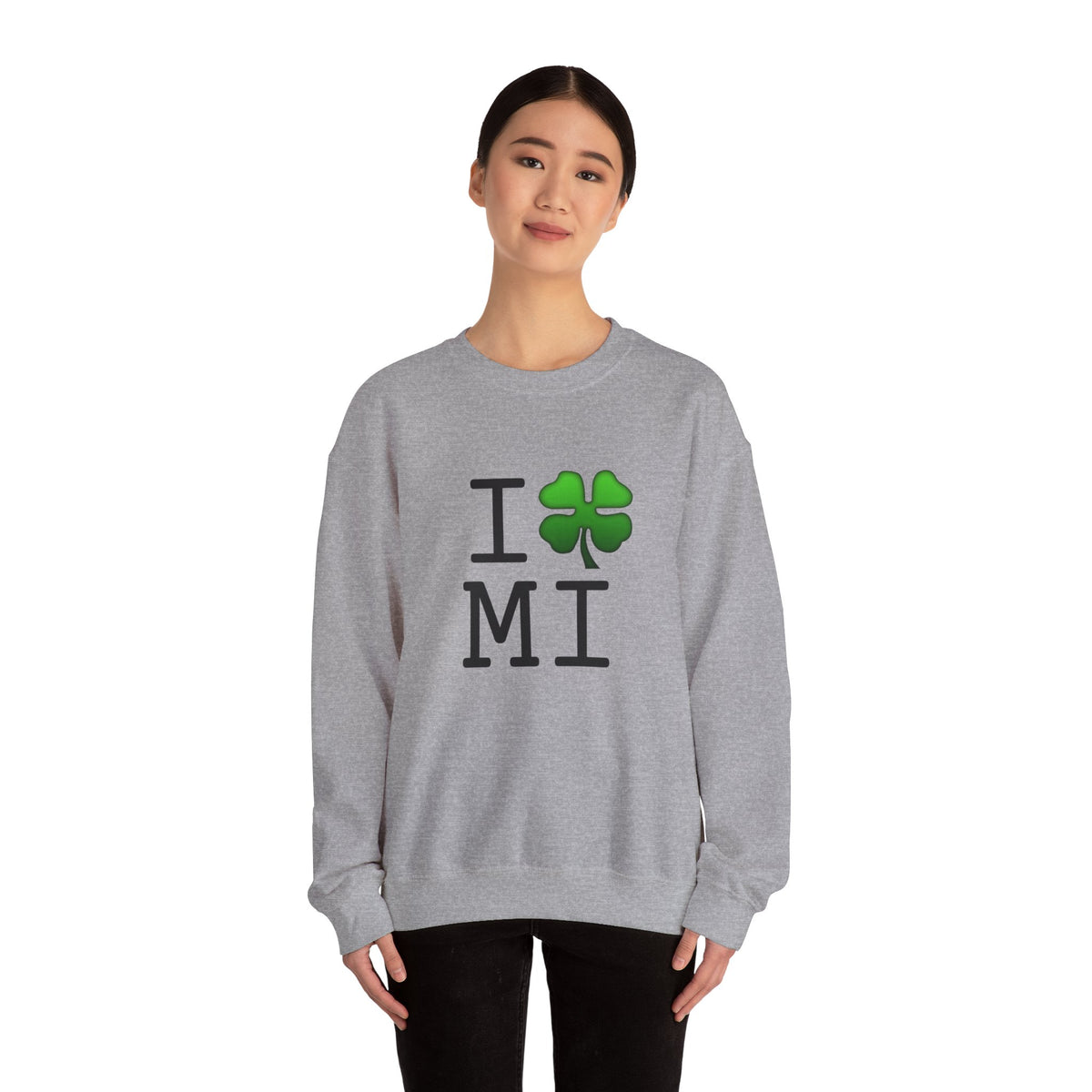 "I'm Lucky (Clover) in Michigan" Sweatshirt