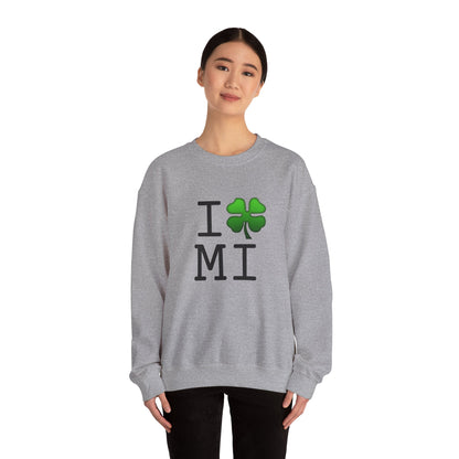 "I'm Lucky (Clover) in Michigan" Sweatshirt