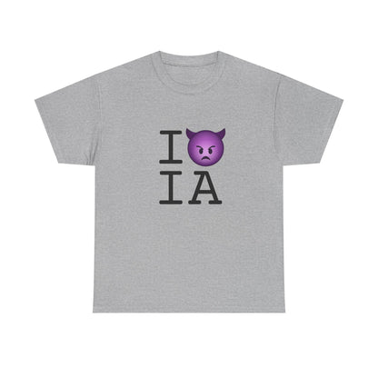 "I'm an Angry Devil about Iowa" Tee