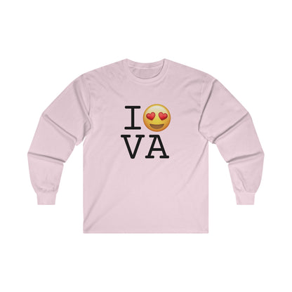 "I have Heart Eyes for Virginia" Long Sleeve Shirt