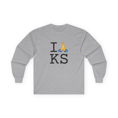 "I Pray for Kansas" Long Sleeve Shirt