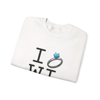"I'm Married to (Diamond Ring) Wisconsin" Sweatshirt