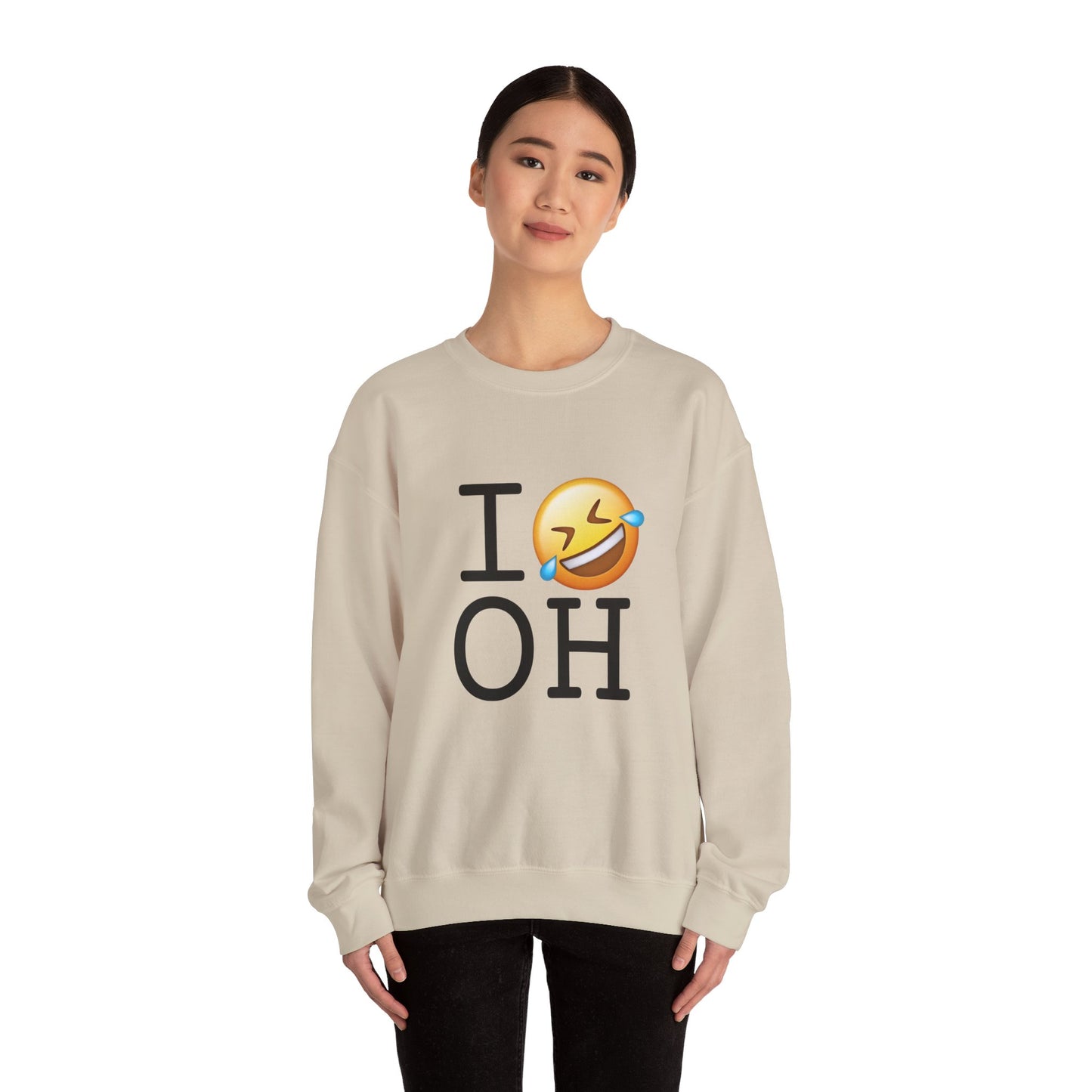 "I Laugh Hard (LMFAO) at Ohio" Sweatshirt