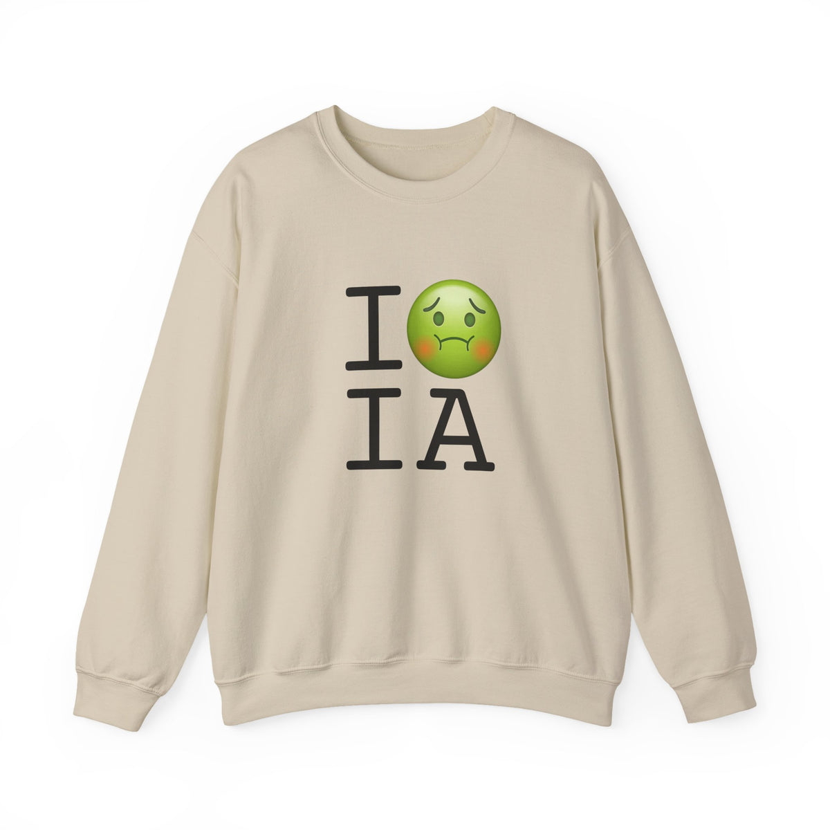 "I'm Nauseous about Iowa" Sweatshirt