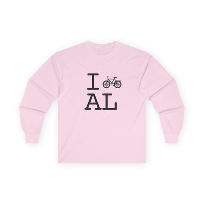 "I Bicycle Alabama" Long Sleeve Shirt