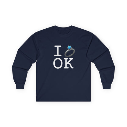 "I'm Married to (Diamond Ring) Oklahoma" Long Sleeve Shirt