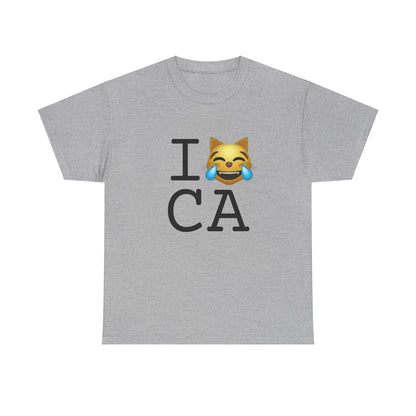 "I'm Laughing like a Cat at California" Tee