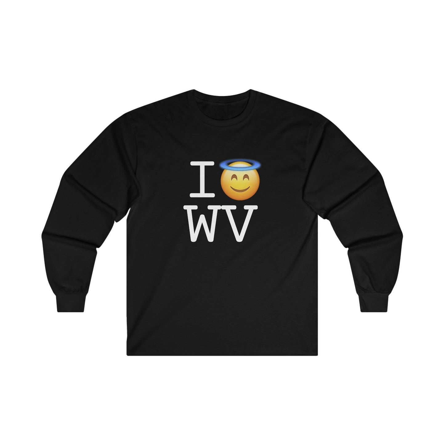 "I'm an Angel in West Virginia" Long Sleeve Shirt