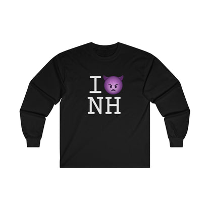 "I'm an Angry Devil about New Hampshire" Long Sleeve Shirt