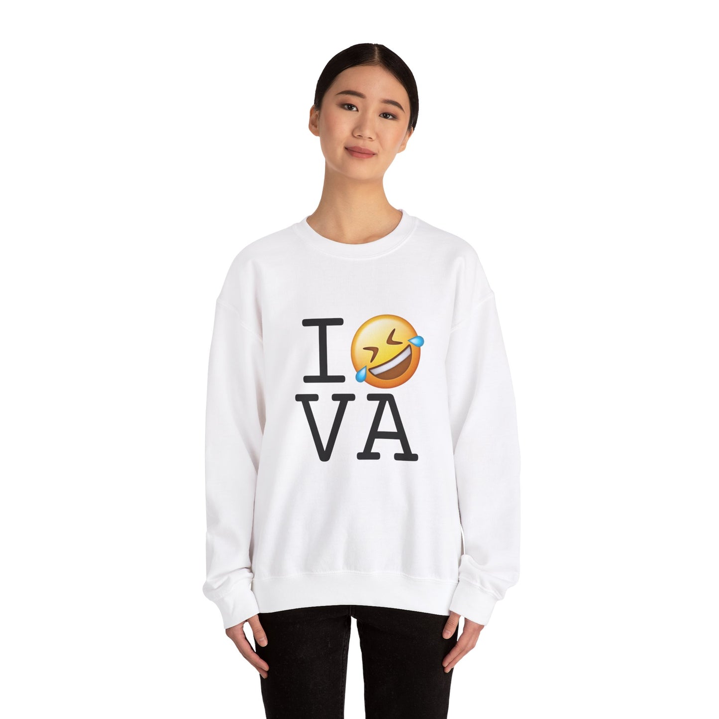 "I Laugh Hard (LMFAO) at Virginia" Sweatshirt