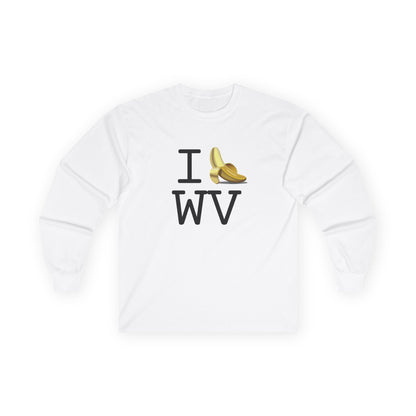 "I'm Bananas about West Virginia" Long Sleeve Shirt