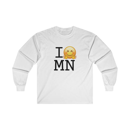 "I Hug Minnesota" Long Sleeve Shirt