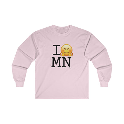 "I Hug Minnesota" Long Sleeve Shirt