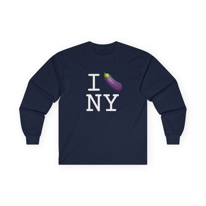 "I Eggplant New York" Long Sleeve Shirt