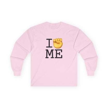 "I Raise my Fist with Maine" Long Sleeve Shirt