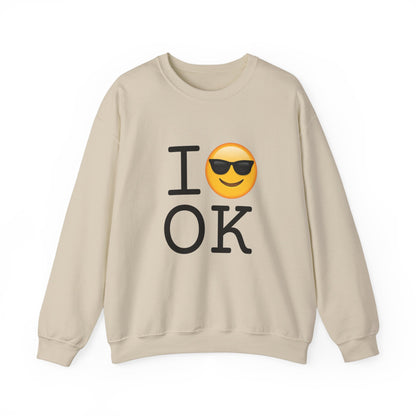 "I'm Cool with Oklahoma" Sweatshirt