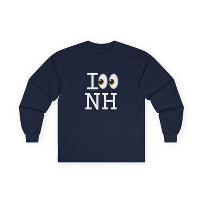 "I Look at New Hampshire" Long Sleeve Shirt
