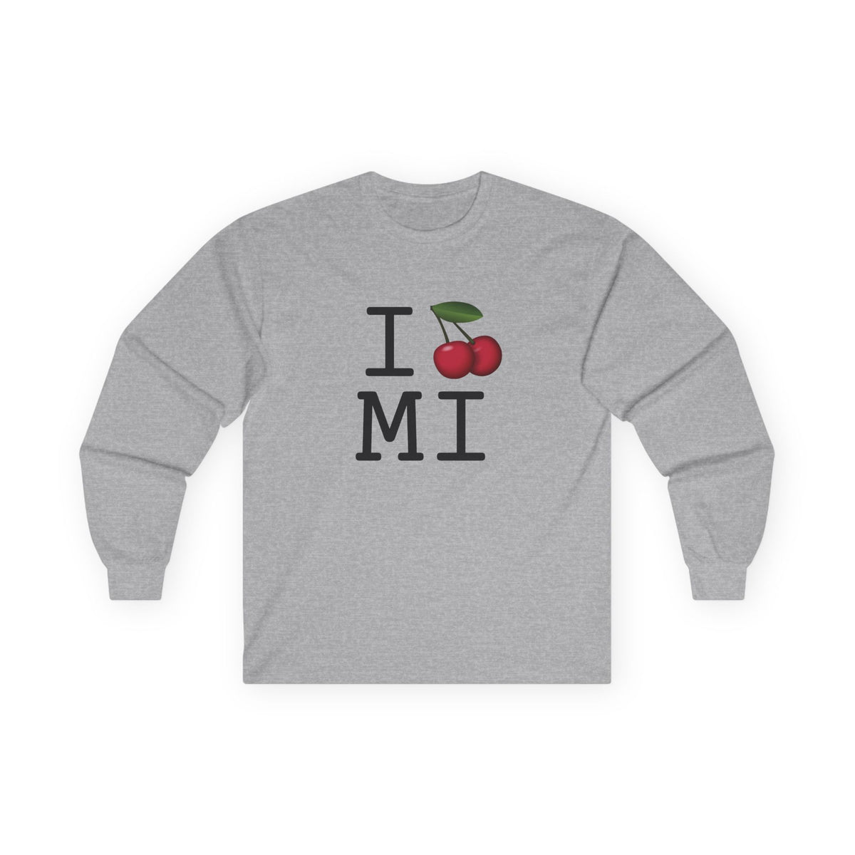 "I Cherry Michigan" Long Sleeve Shirt