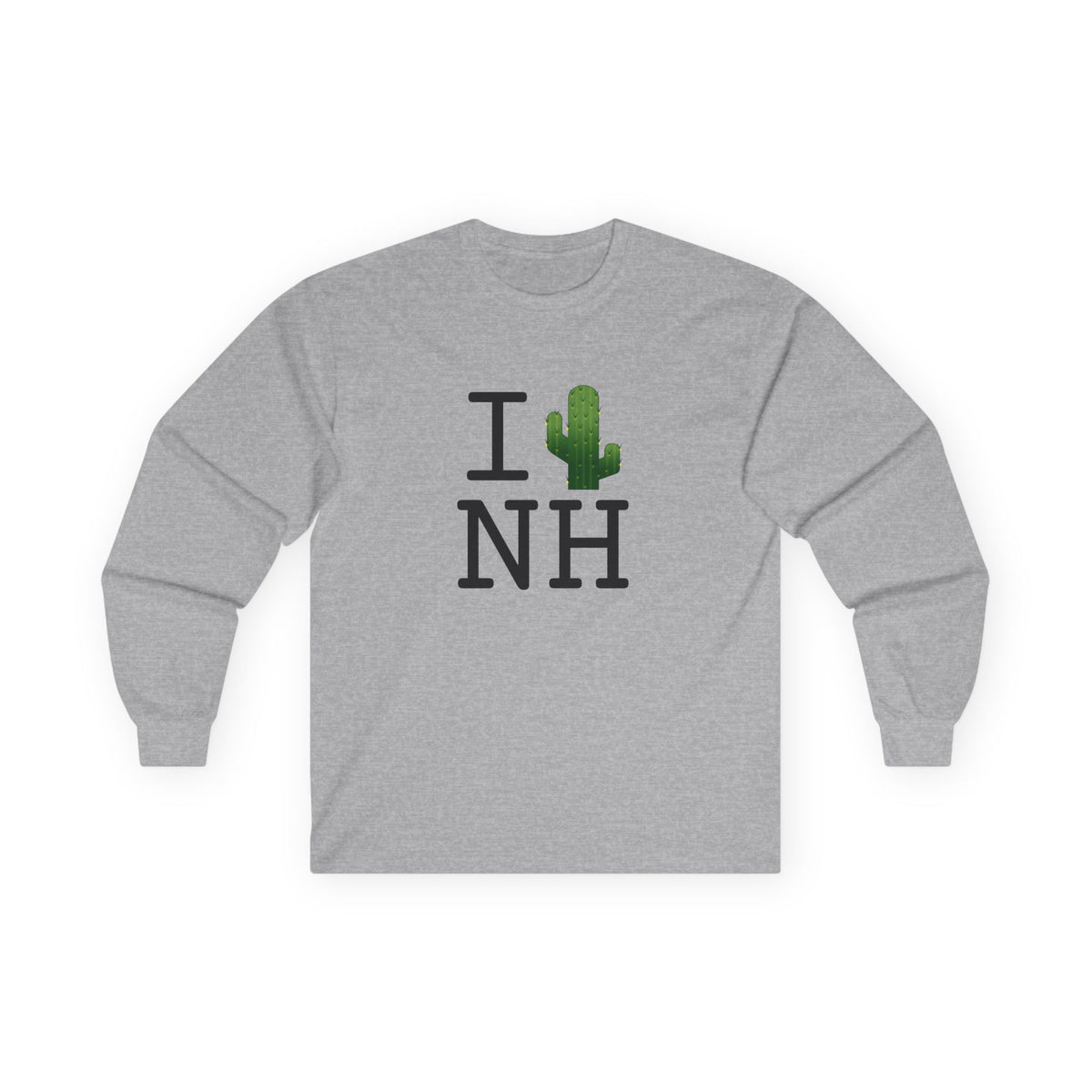 "I Cactus New Hampshire" Long Sleeve Shirt
