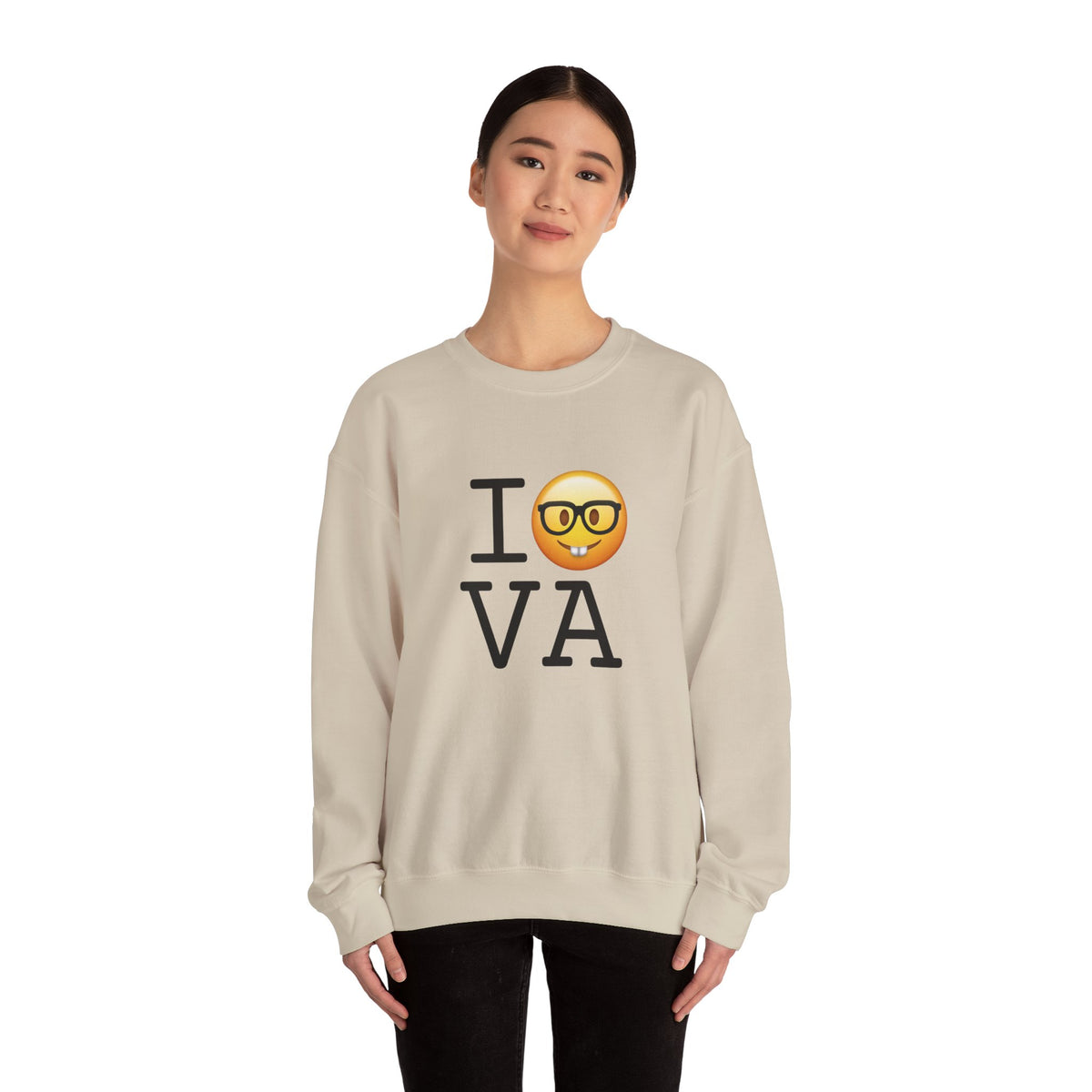 "I'm a Nerd about Virginia" Sweatshirt