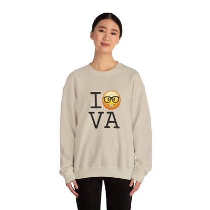 "I'm a Nerd about Virginia" Sweatshirt