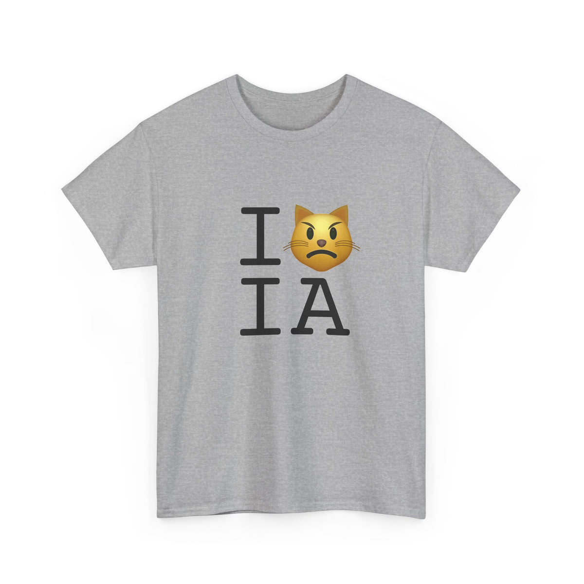 "I'm a Pouting Cat about Iowa" Tee